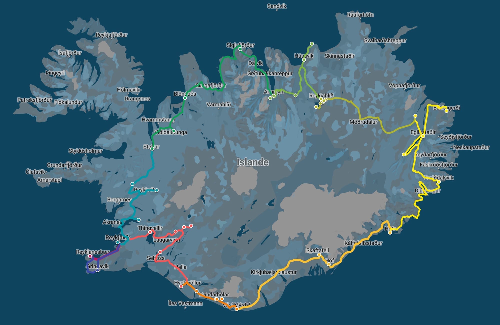Dix jours pour un tour de l'Islande